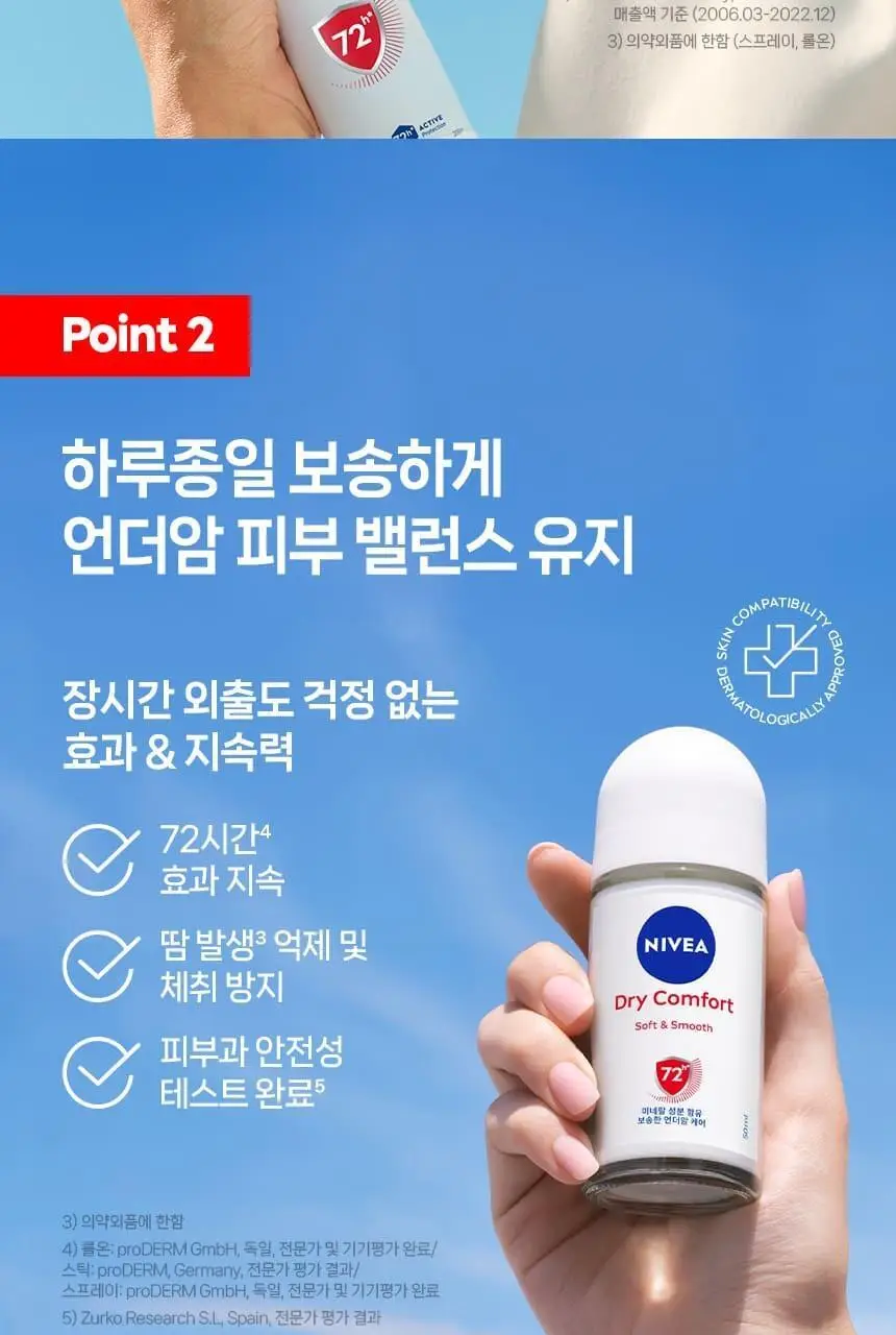 [1+1] 니베아 데오드란트 스프레이 드라이 컴포트 200ml 2입 기획 상세페이지 8